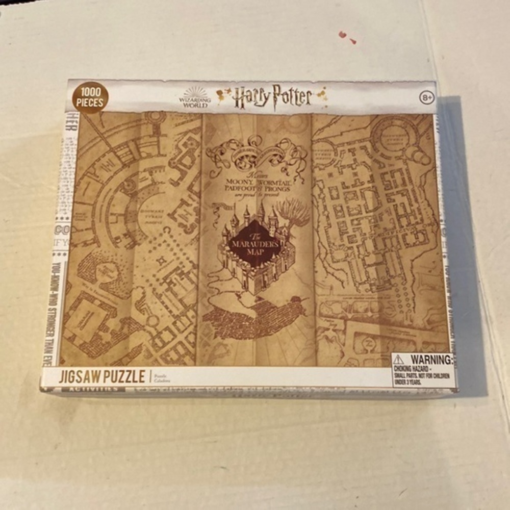 Harry Potter the Marauders map jigsaw puzzle